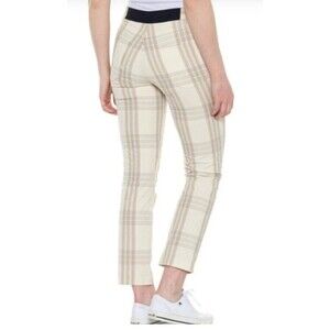 NWT Peter Millar Dynamite Technical Golf Pants Women's Sz 4 Ivory Plaid  $149
